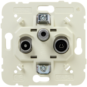 Zásuvka R - TV - SAT (průchozí)