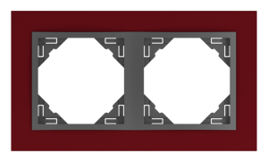 90920 TBS vínová / šedá