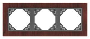 90930 TMS - mahagon / šedá