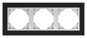 90930 TEA - sklo černá/hliníková