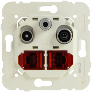 R-TV-SAT 2xRJ45 Cat. 6 UTP