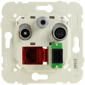 R-TV-SAT- RJ45 Cat. 6 UTP-FO SC-APC